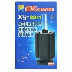 XY-2811 Aquarium Sponge Filter Kit w/ Air Tube & Valve for 55 Gallon Tank